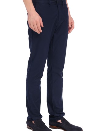 Темно-сині брюки BOSS : фото 7 - Invogue